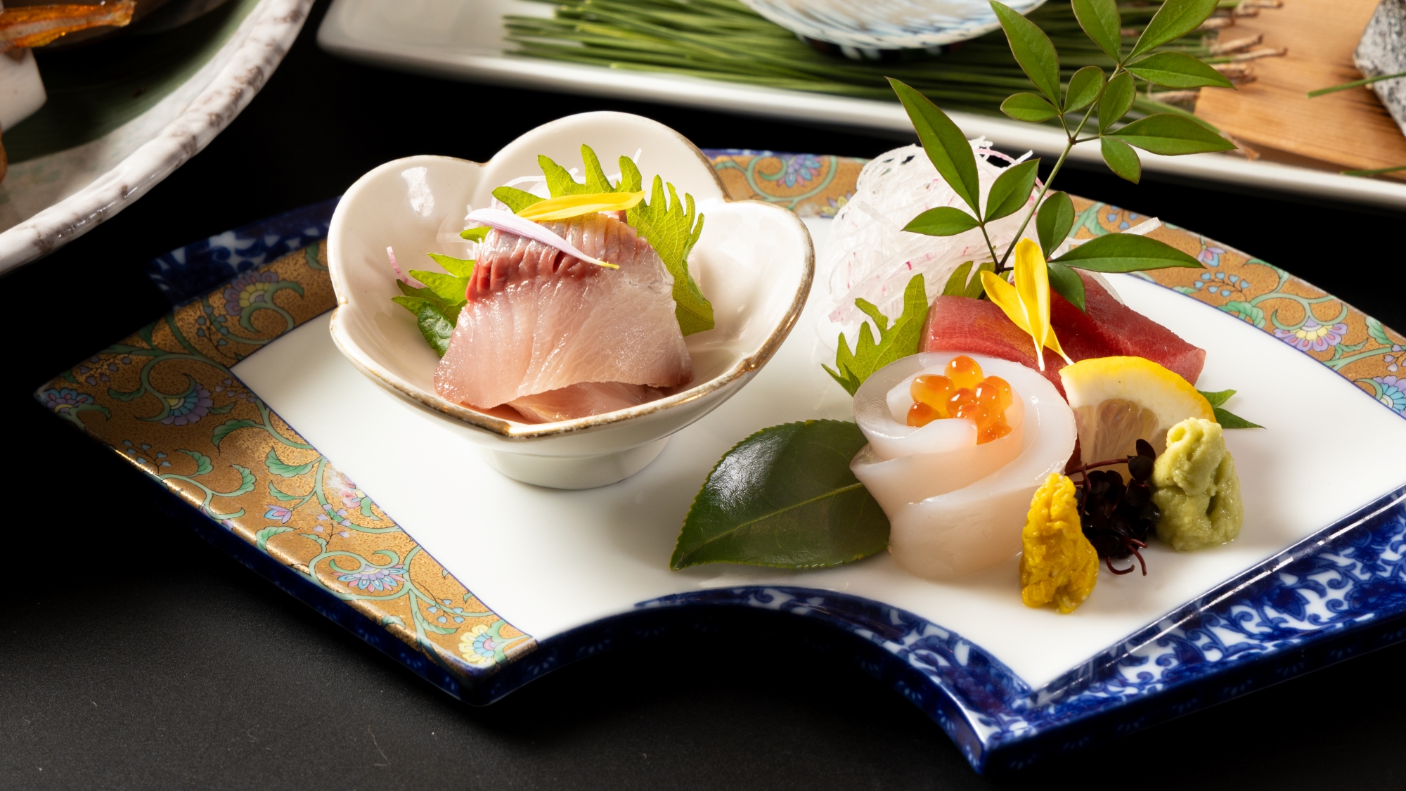 *【季節の彩会席（一例）】旬魚のお造り