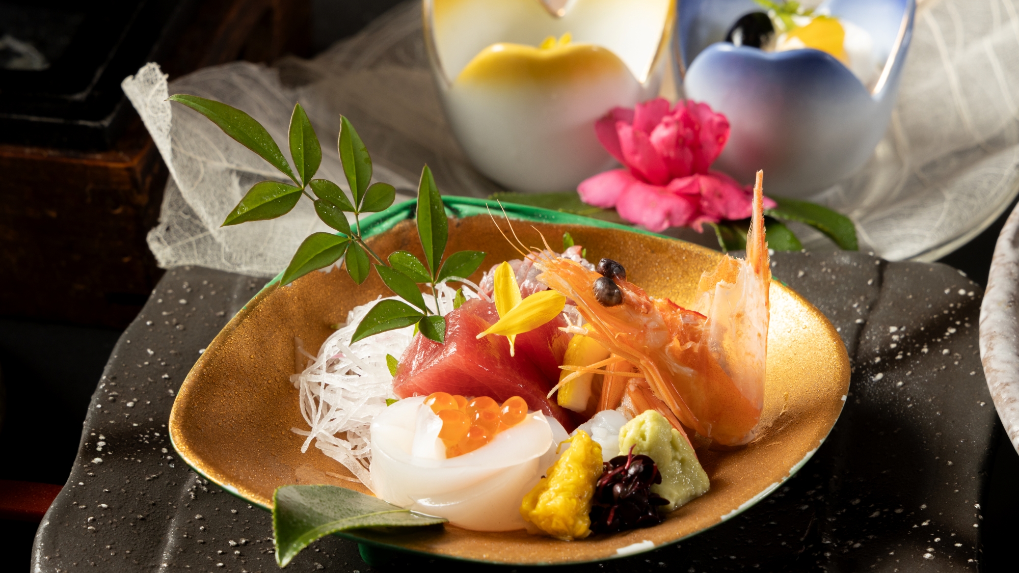 *【認証近江牛会席（一例）】旬魚のお造り