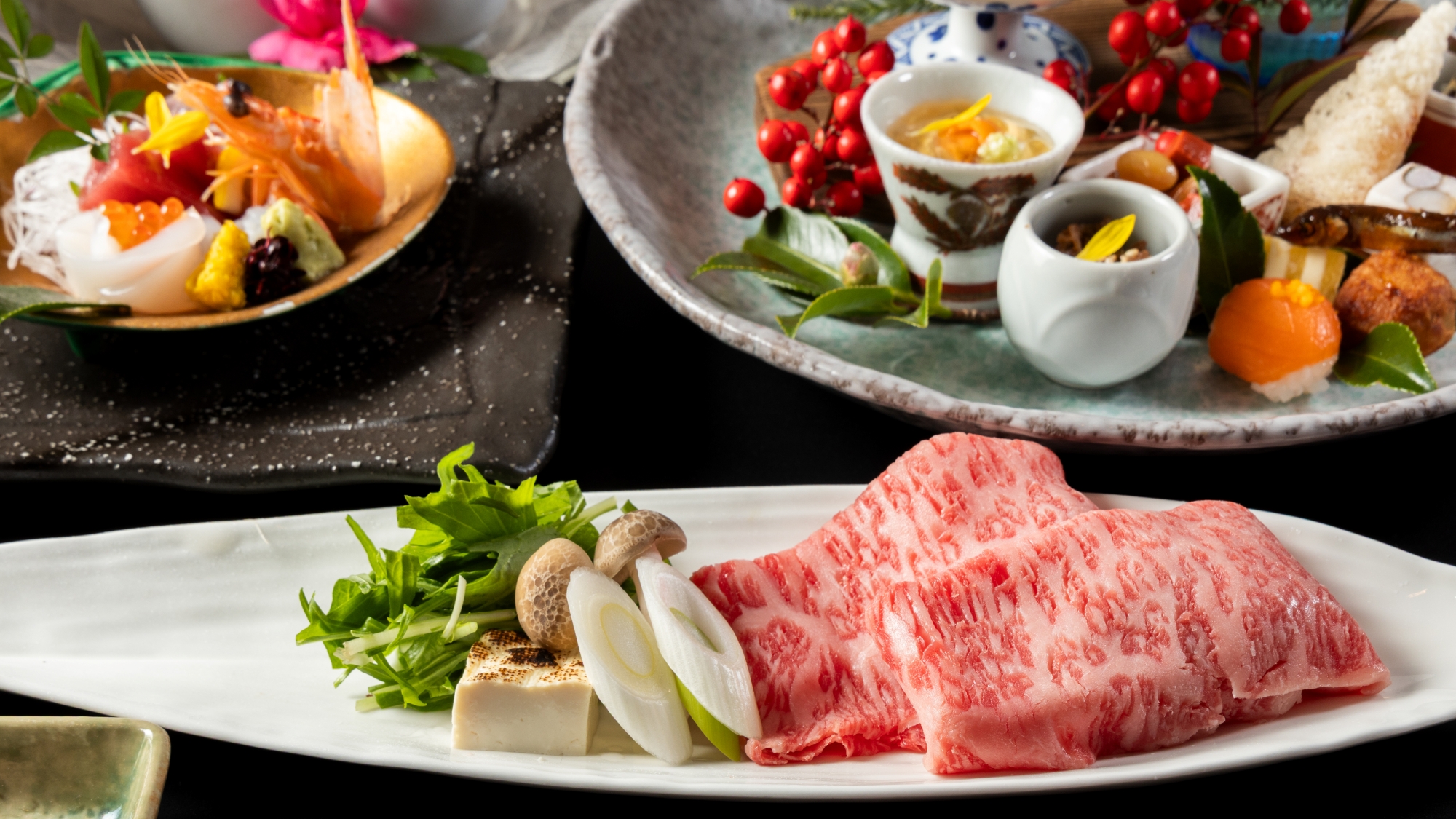 *【認証近江牛会席（一例）】近江牛小鍋