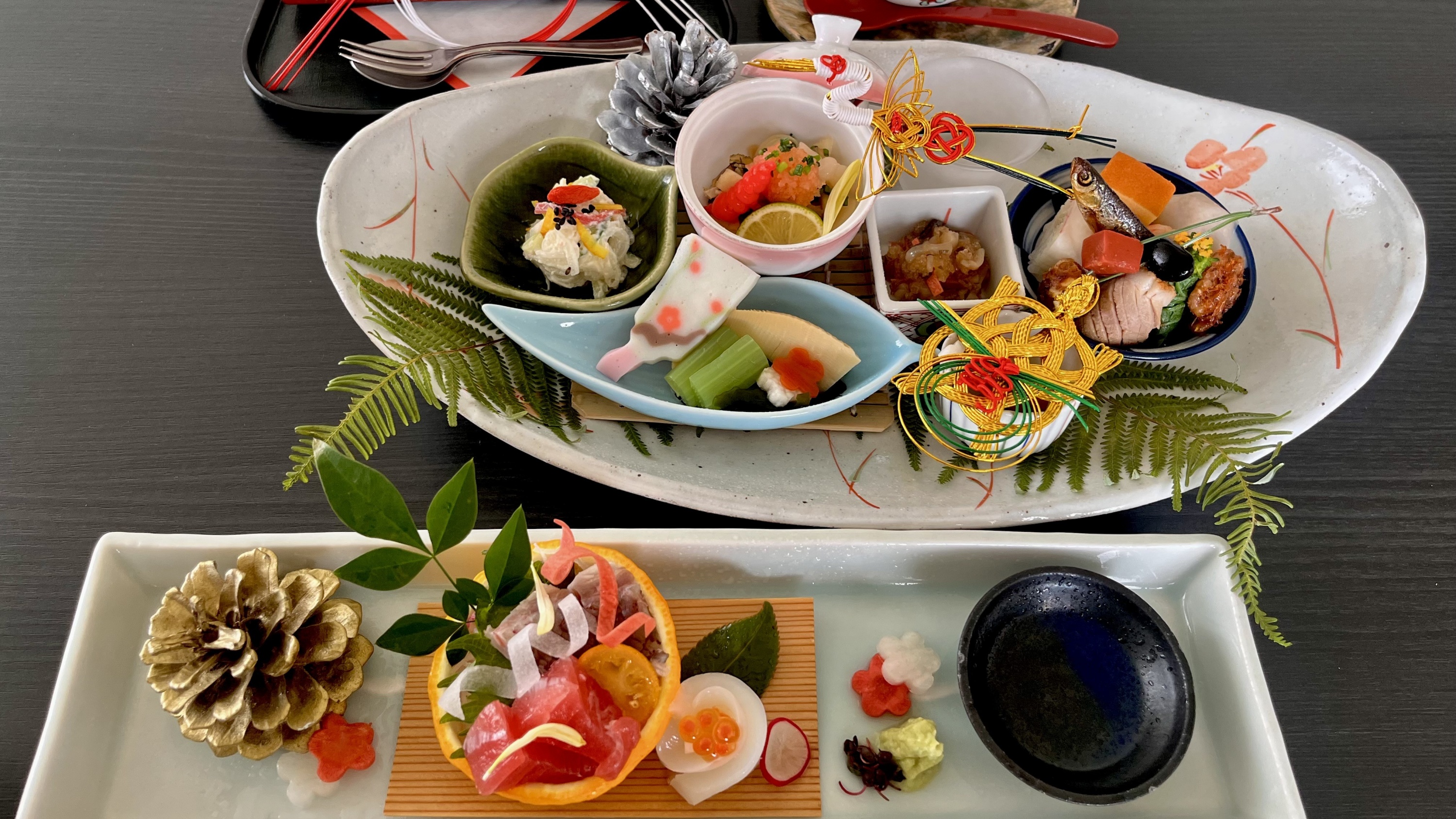 *【1月会席一例】季節の食材を使ったお料理の数々をご堪能ください。