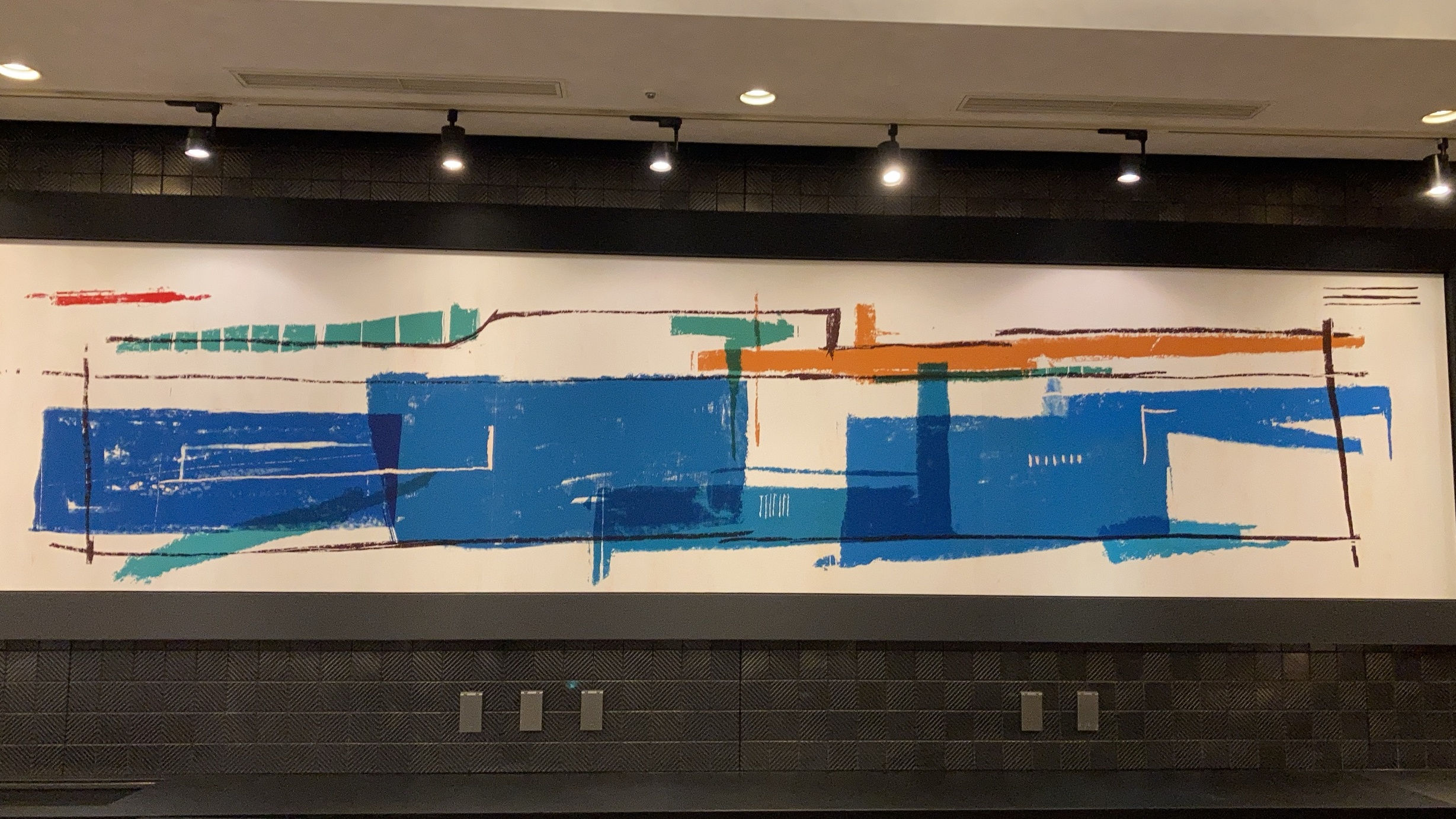 レストラン　アートパネル