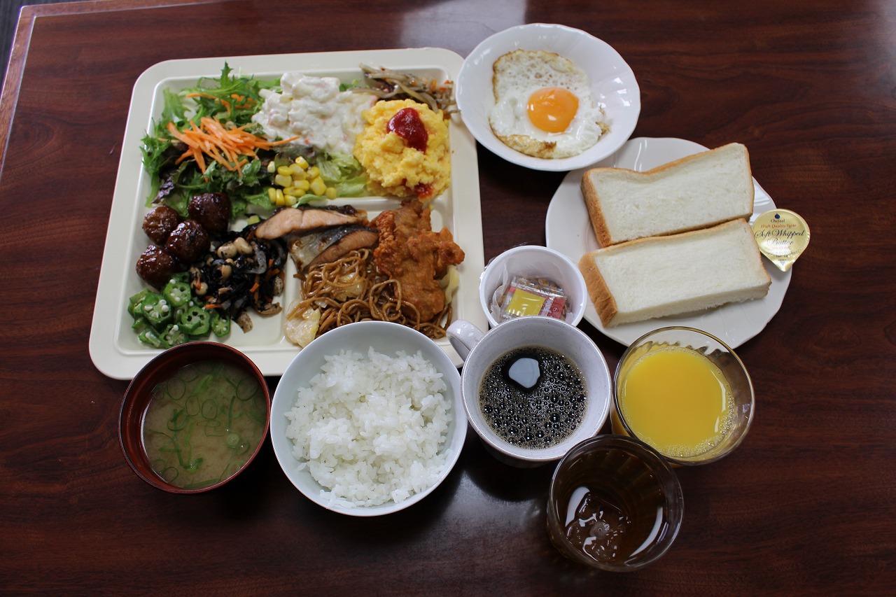 お客様が取られた朝食内容