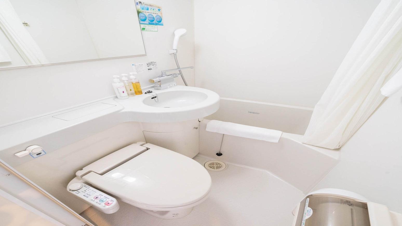 全室にユニットバス完備