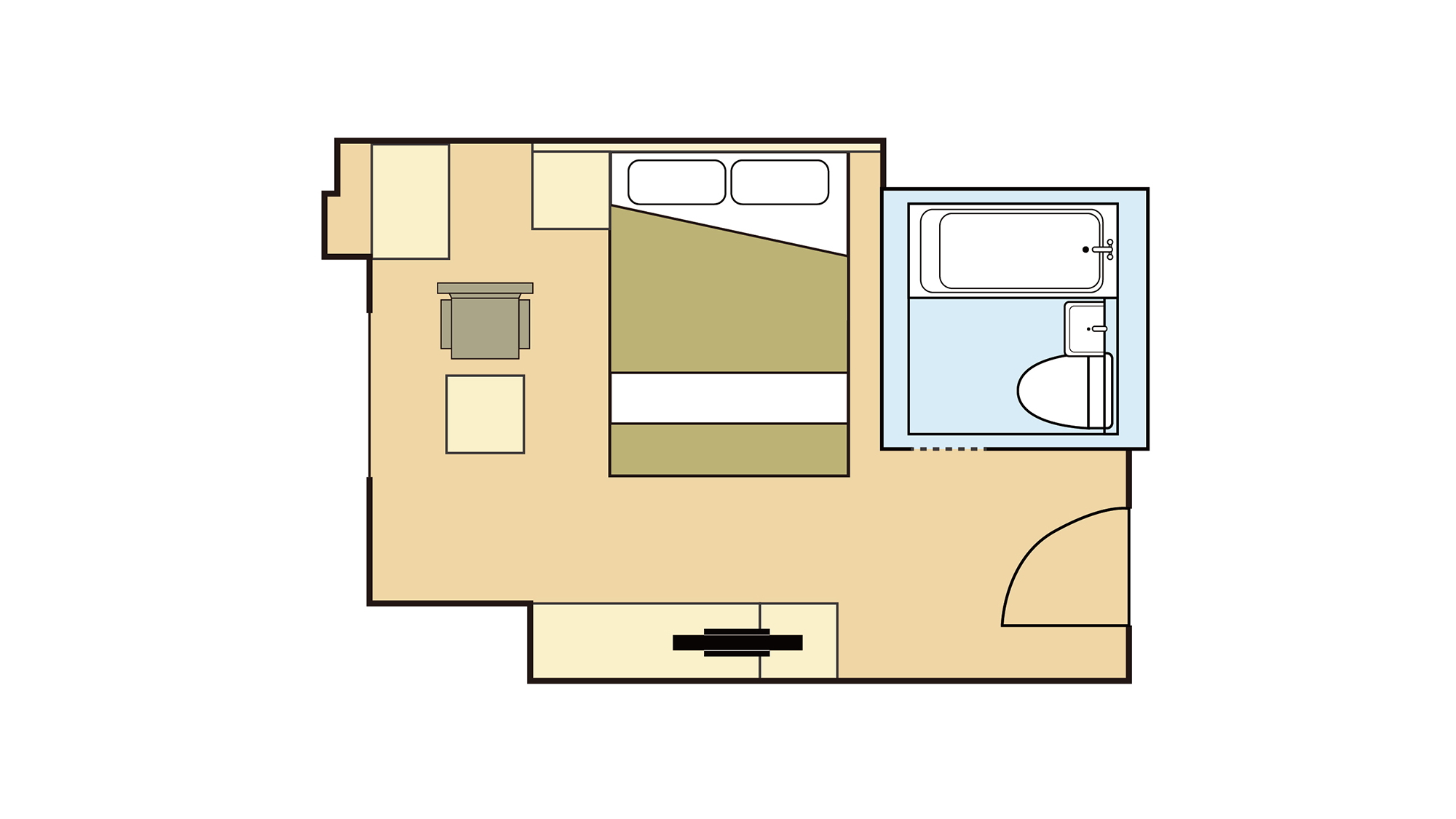 セミダブル　見取り図