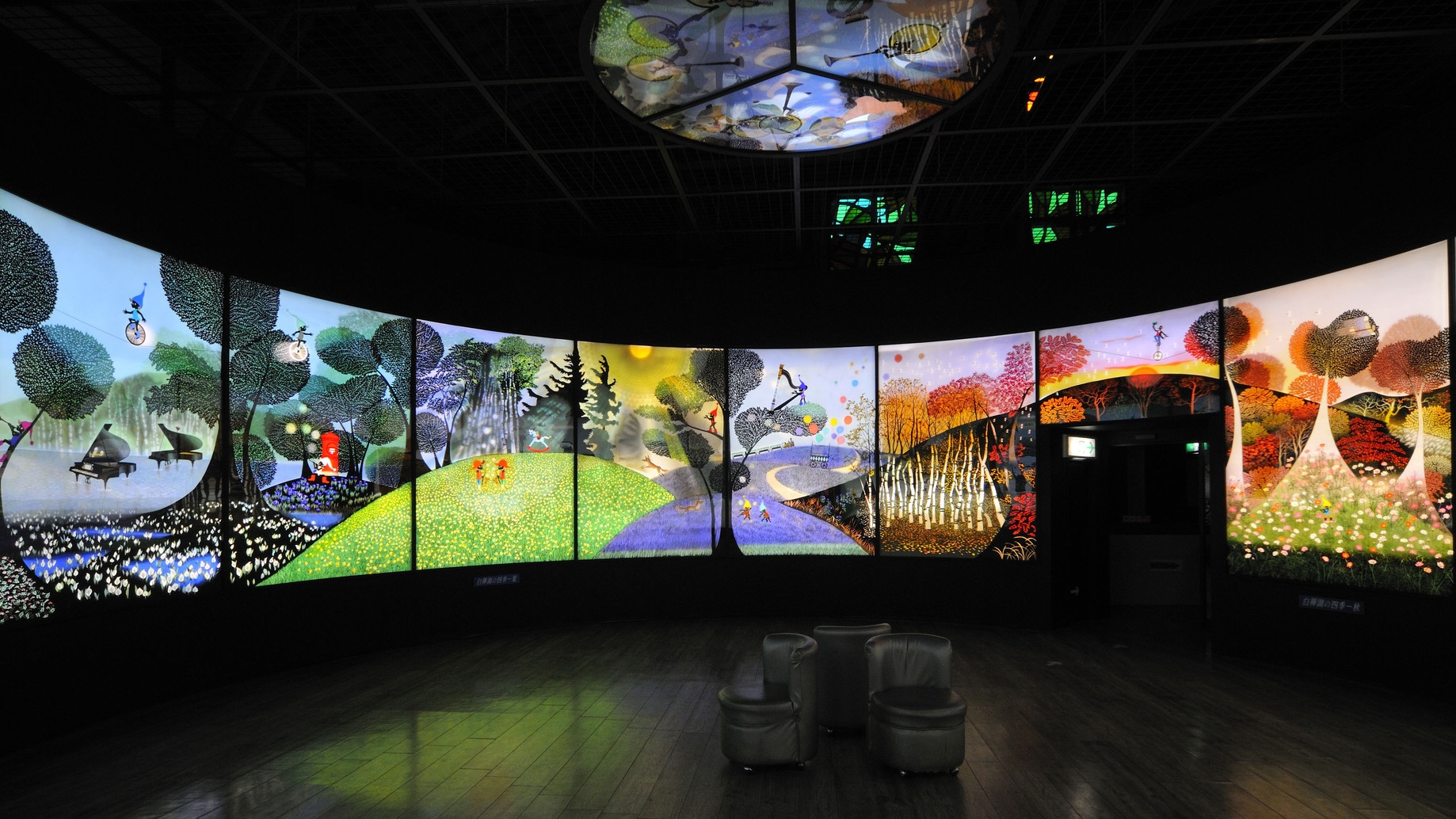 【３つの森の美術館巡りチケット付き】１泊2食バイキングプラン