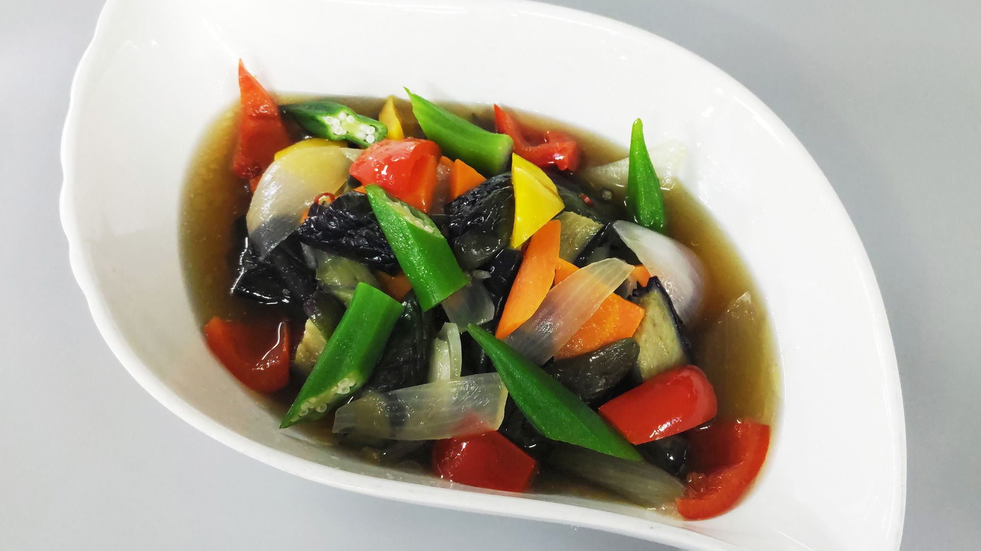 【9～11月夕食バイキング】秋野菜の煮浸し