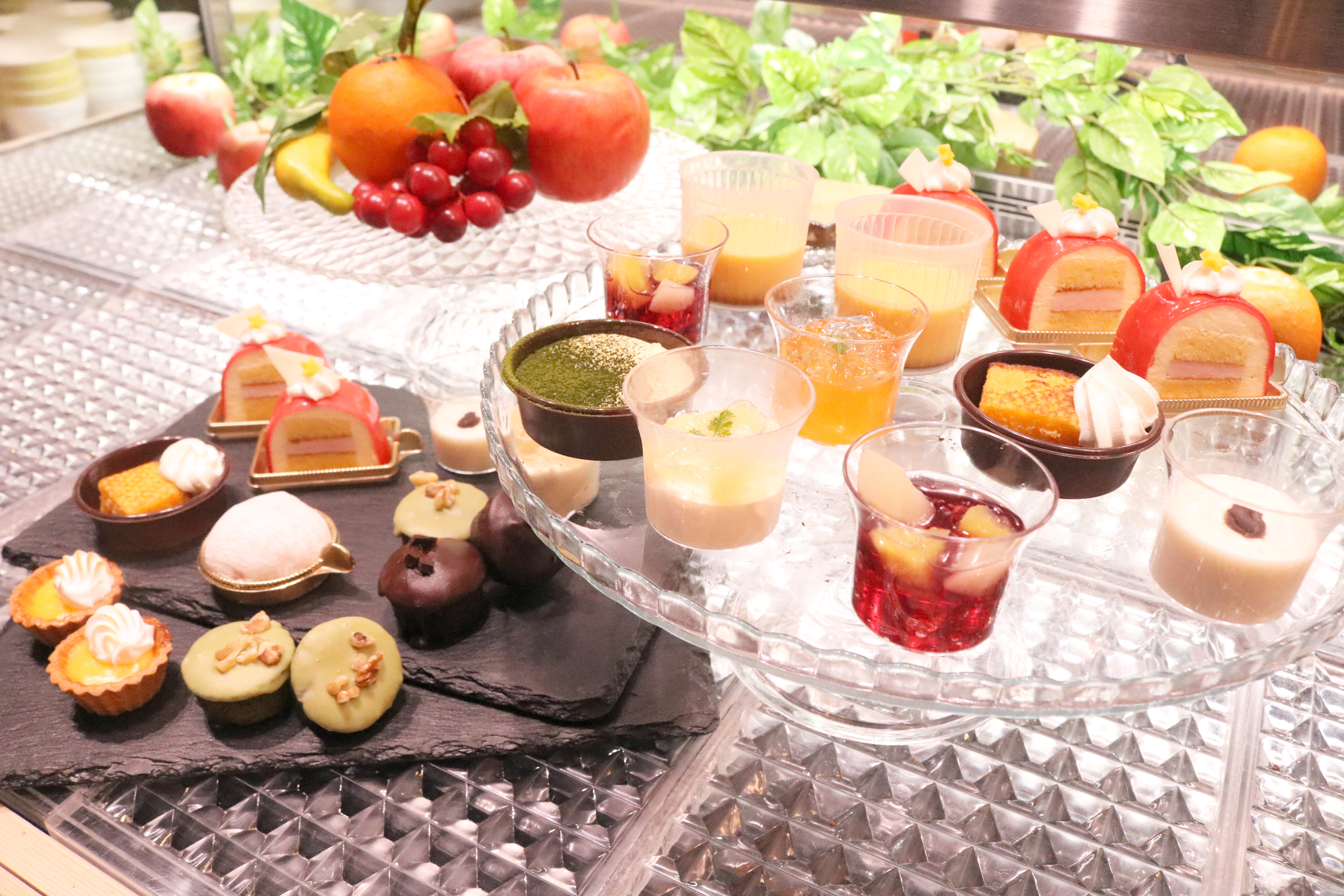【夕食ビュッフェ】スイーツコーナー