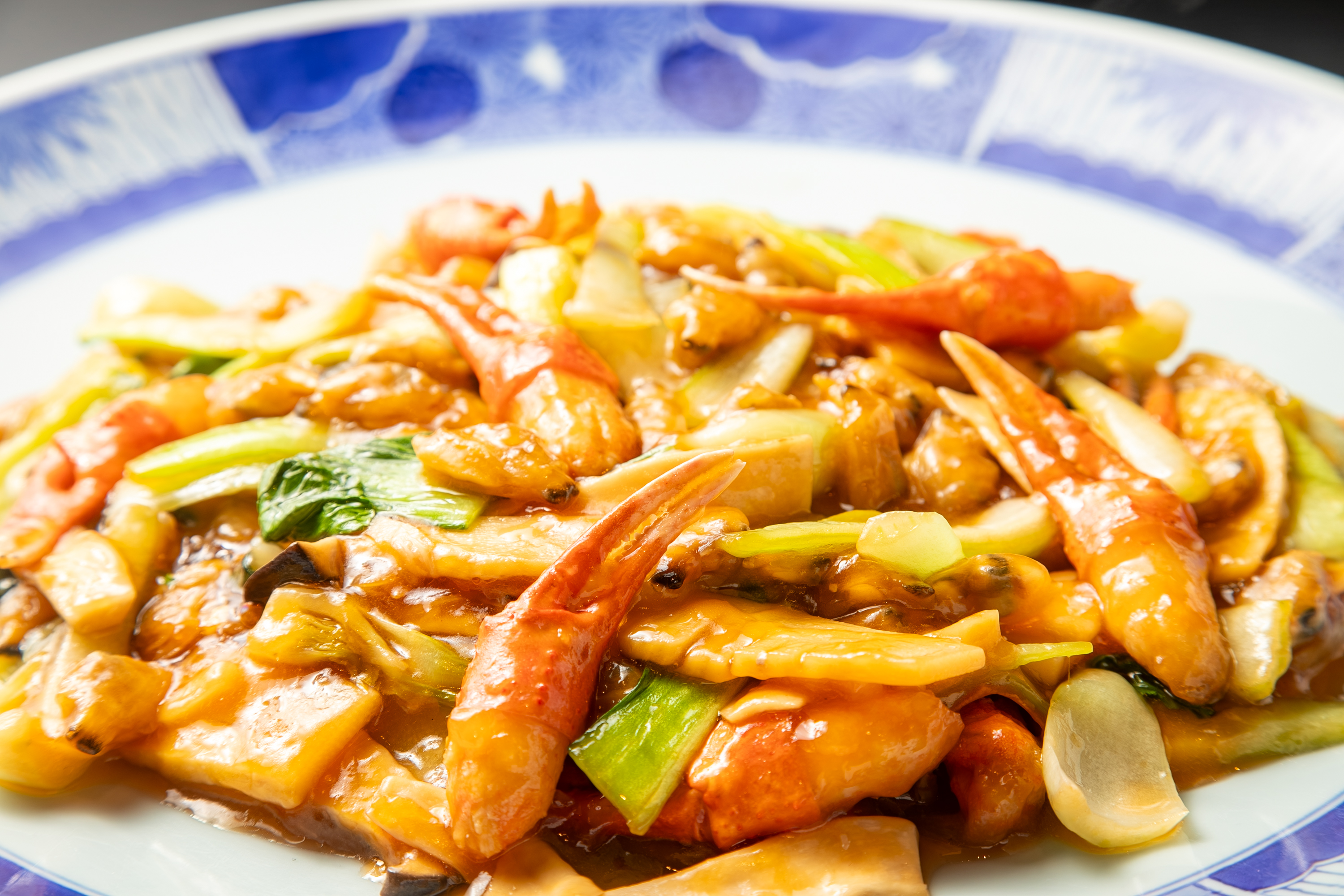 【蟹づくしフェア】蟹と旬野菜とあさり貝の炒め