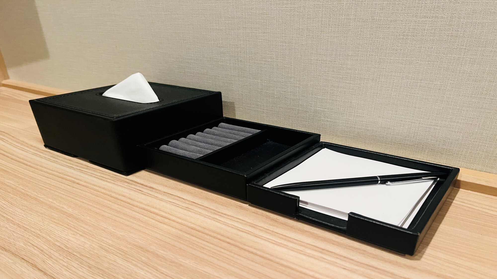 ティッシュ＆ジュエリーボックス＆メモセット