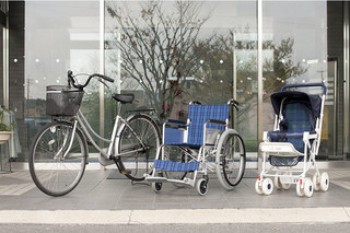 無料貸出し自転車・車イス・ベビーチェア