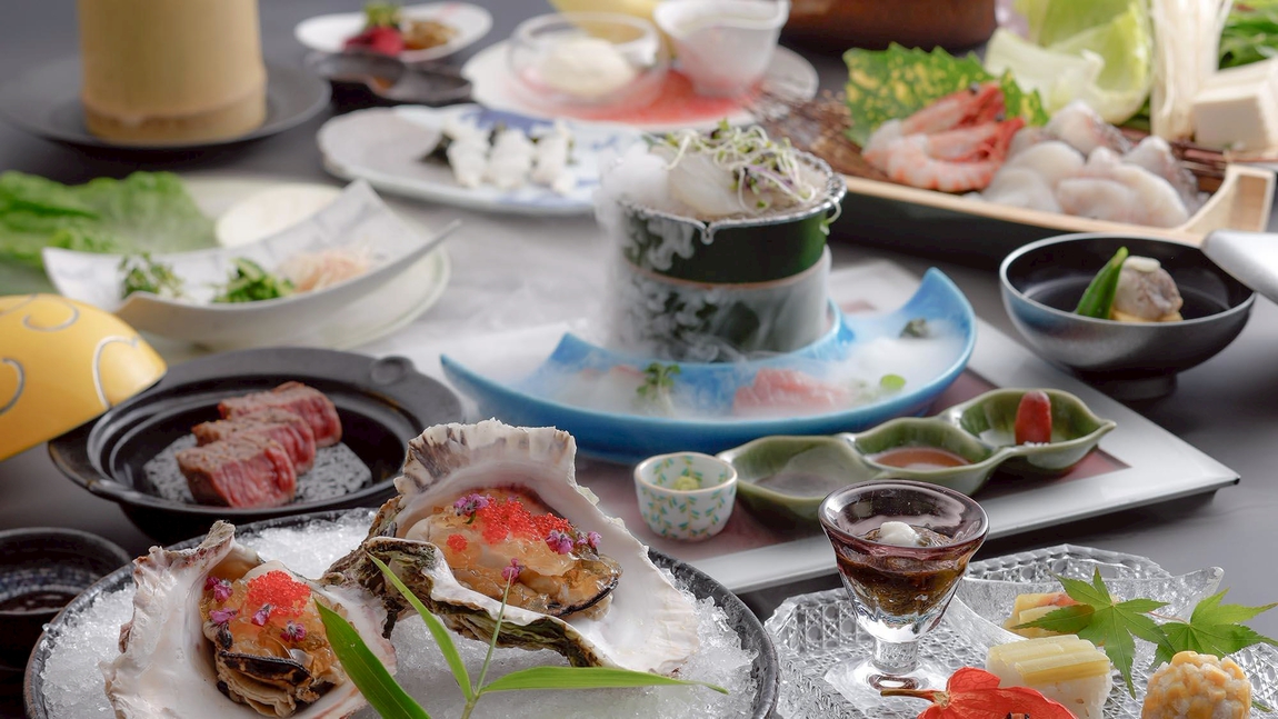 【夏・夕食】月下香会席　Gekkakou［一例］