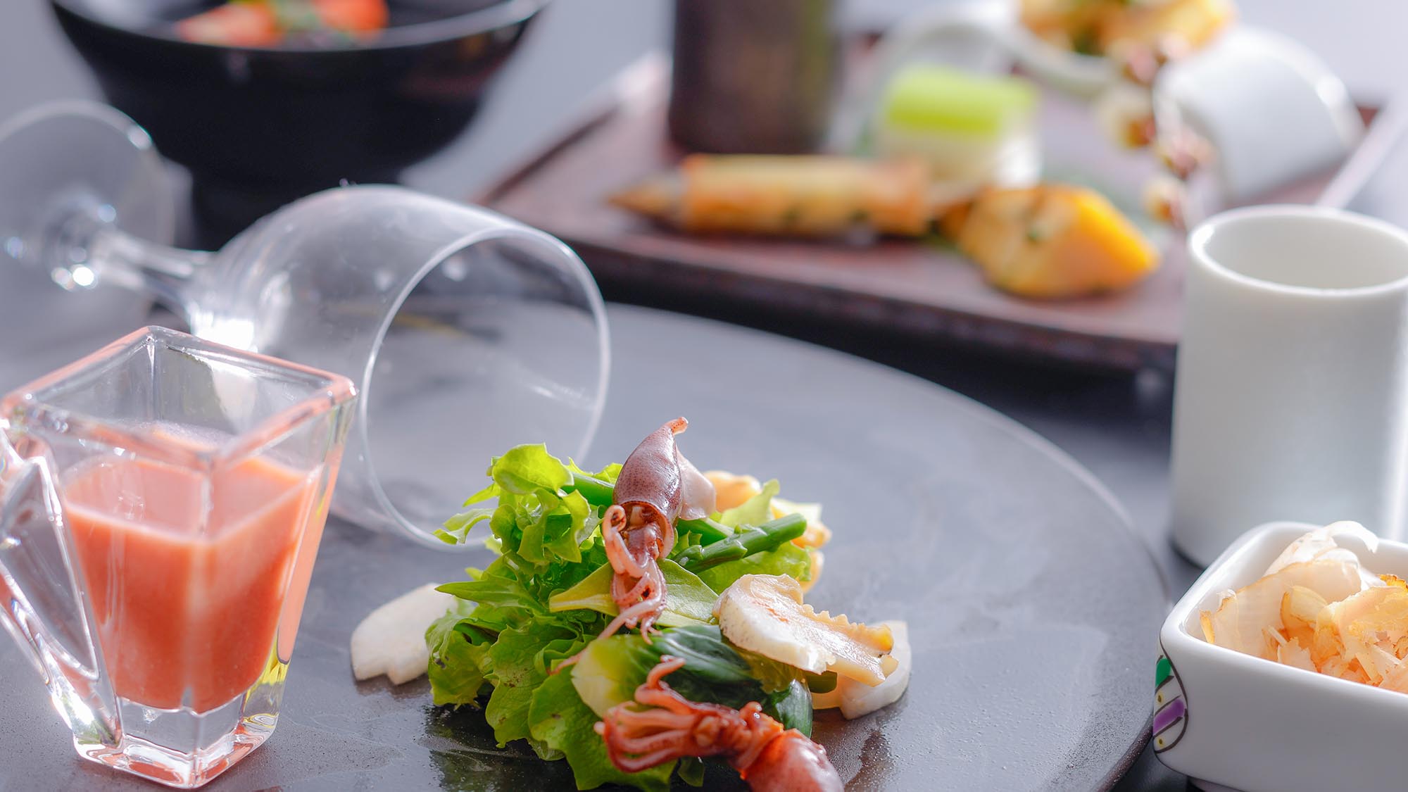 【春・夕食】春の彩りを愉しむ創作料理［一例］