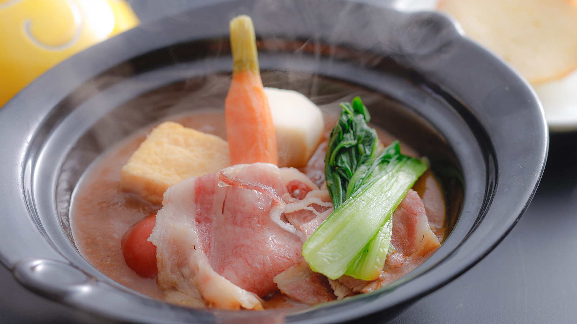 【春・夕食】京都和牛の蕃茄味噌煮［一例］