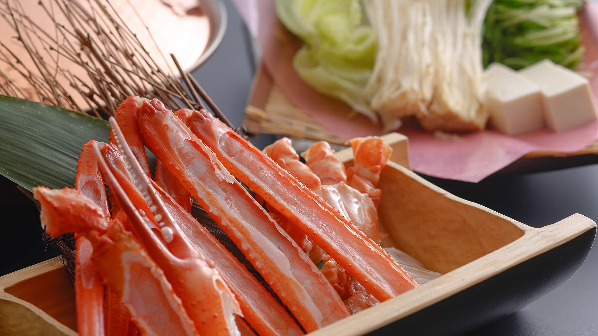 【秋・夕食】ふうか名物「雲丹鍋」［一例］