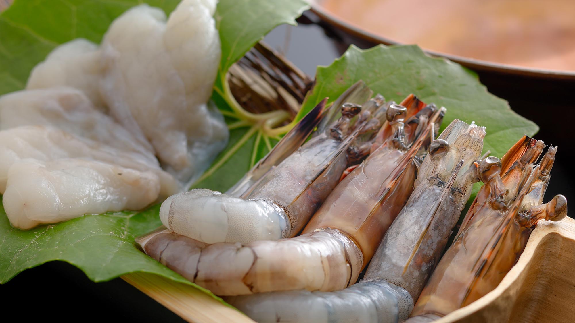【夏・夕食】ふうか名物「雲丹鍋」［一例］