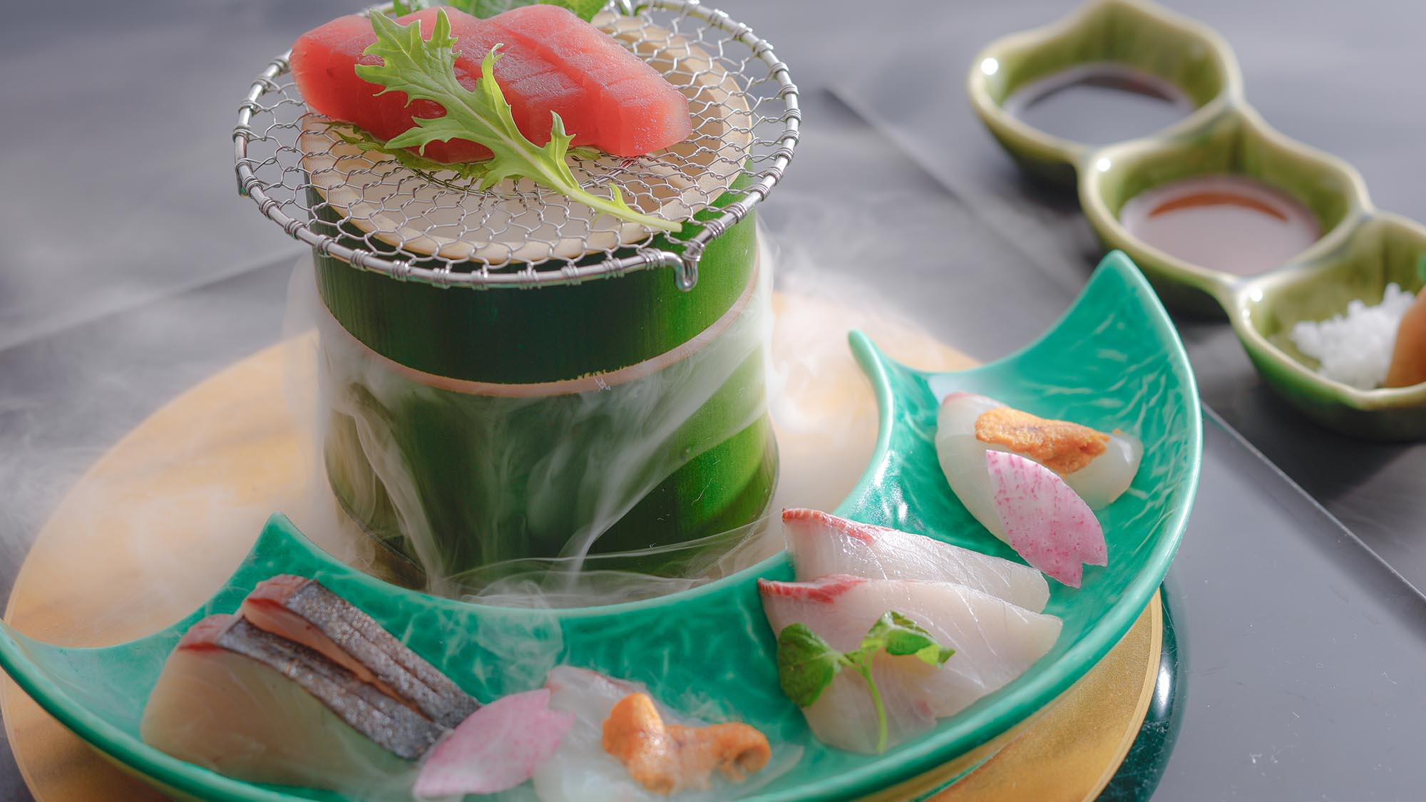 【春・夕食】造里　春霞［一例］