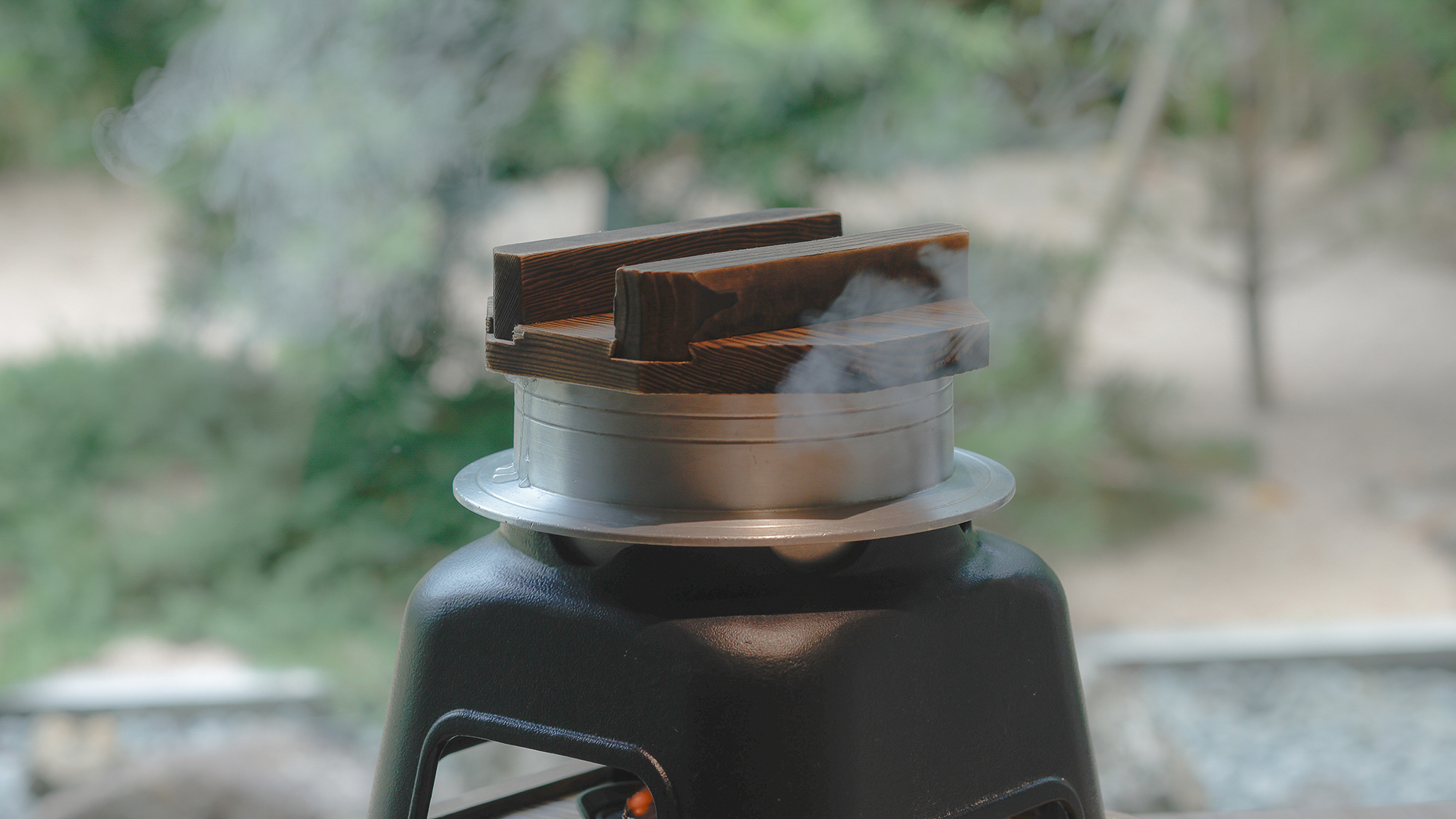 【朝食】釜炊き御飯［一例］