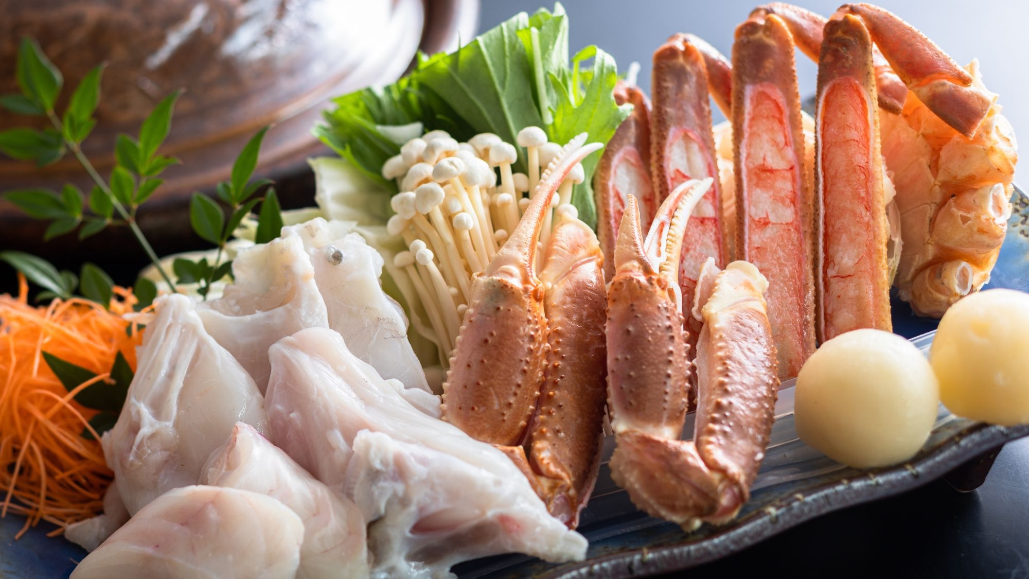 ＜豪華2大グルメ＞冬味覚の饗宴！旨いとこどり　カニ＆とらふぐ食べ尽し会席［ZI001D8］