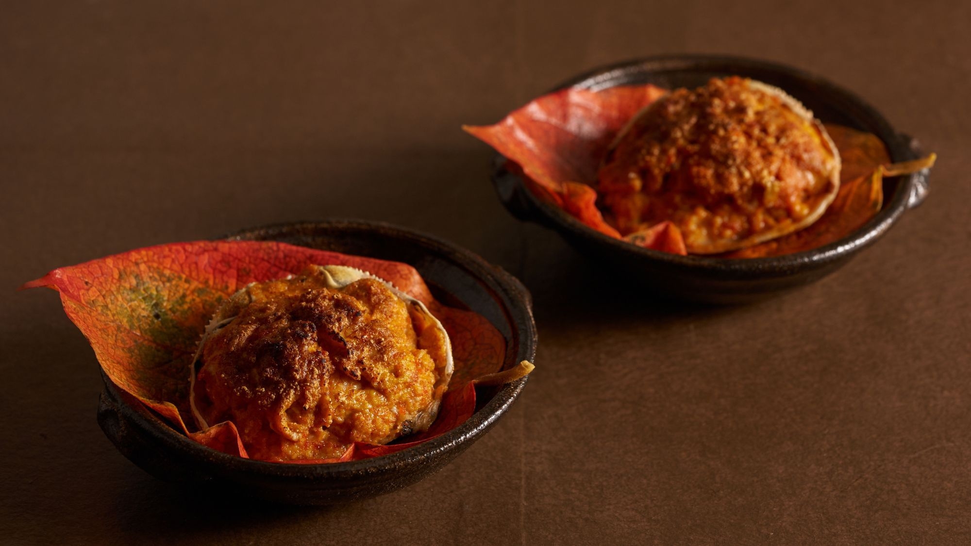 【冬】香ばしい焼き、ふっくら食感の蒸し、選べる活蟹料理付き美味少量プラン【AI】