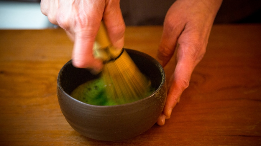 おもてなし　お抹茶