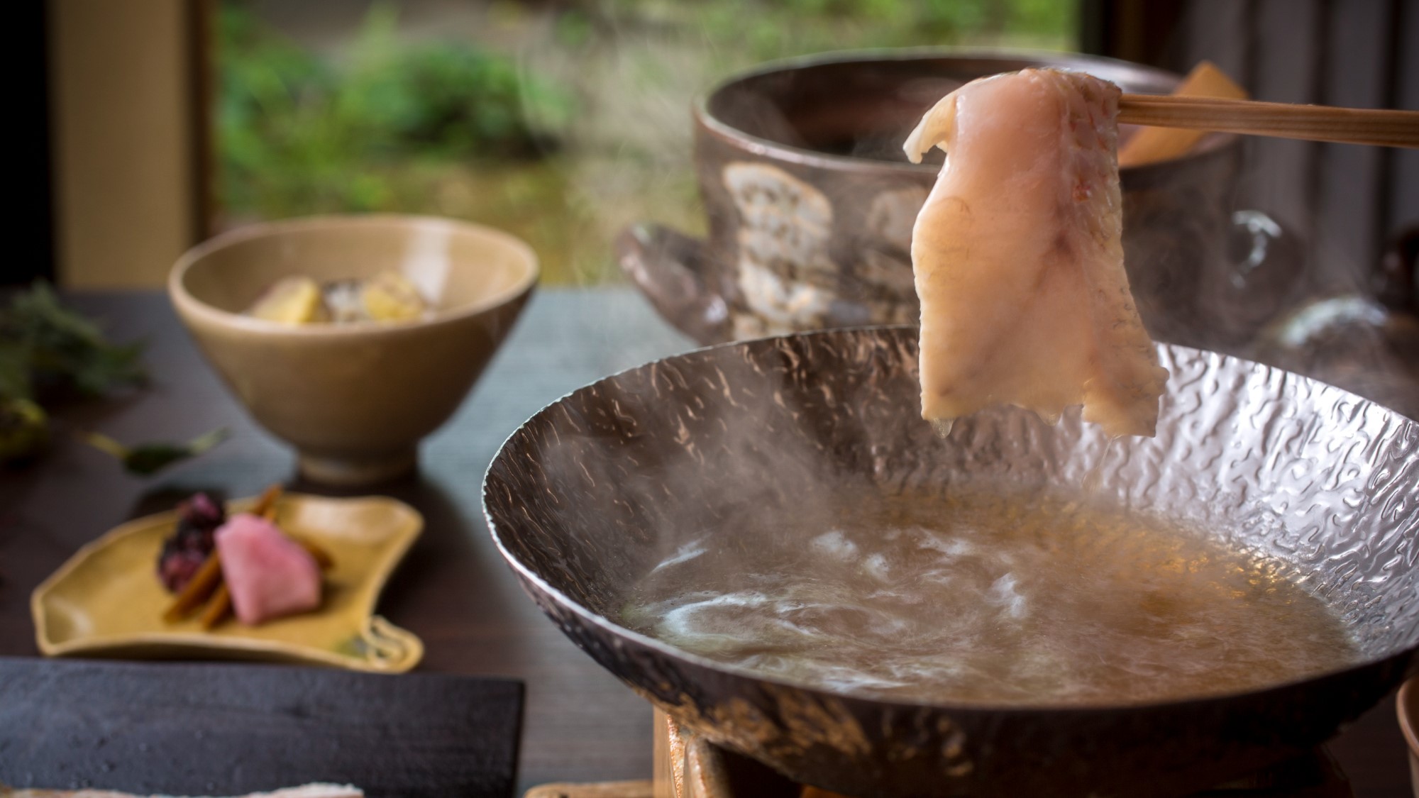 小鍋と土鍋御飯　御食事［一例］