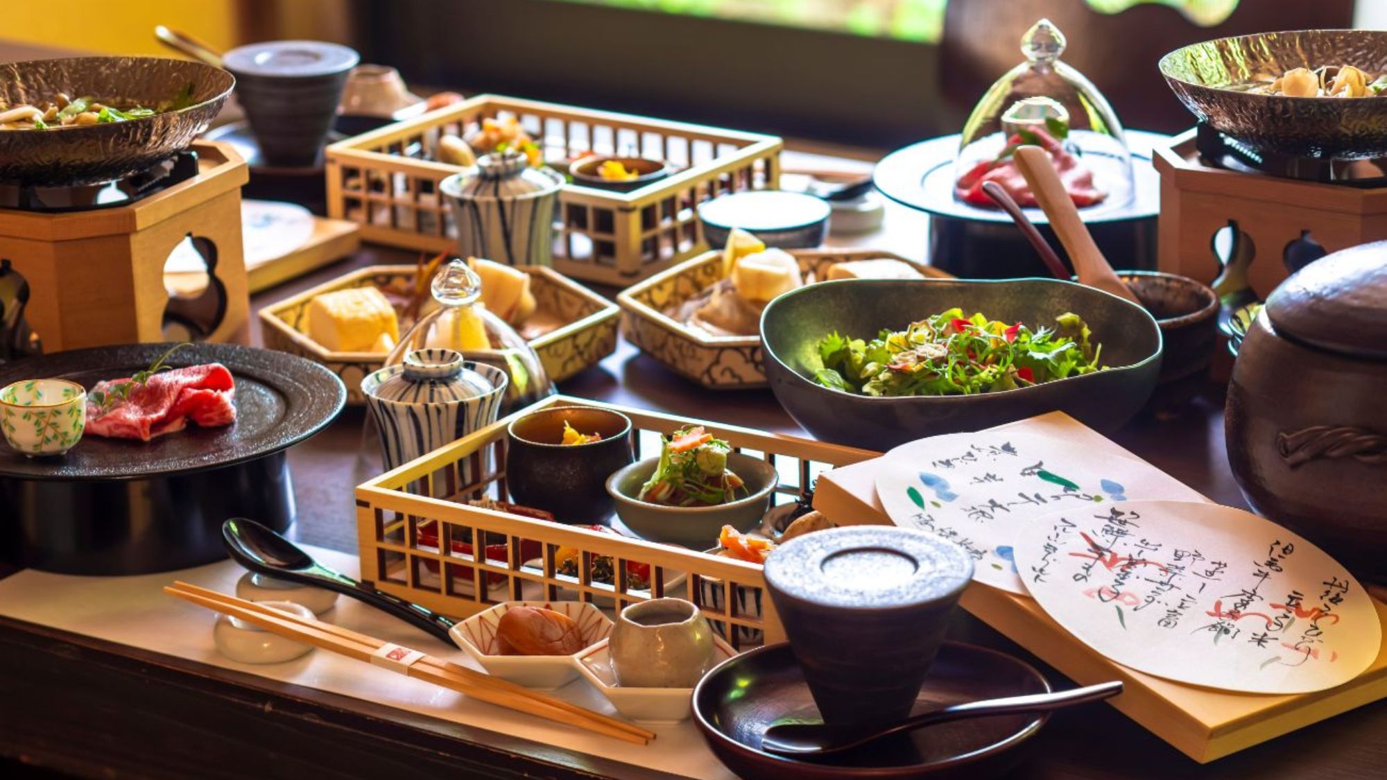 【朝餉 通年】炊き立てのご飯にあう料理がずらり