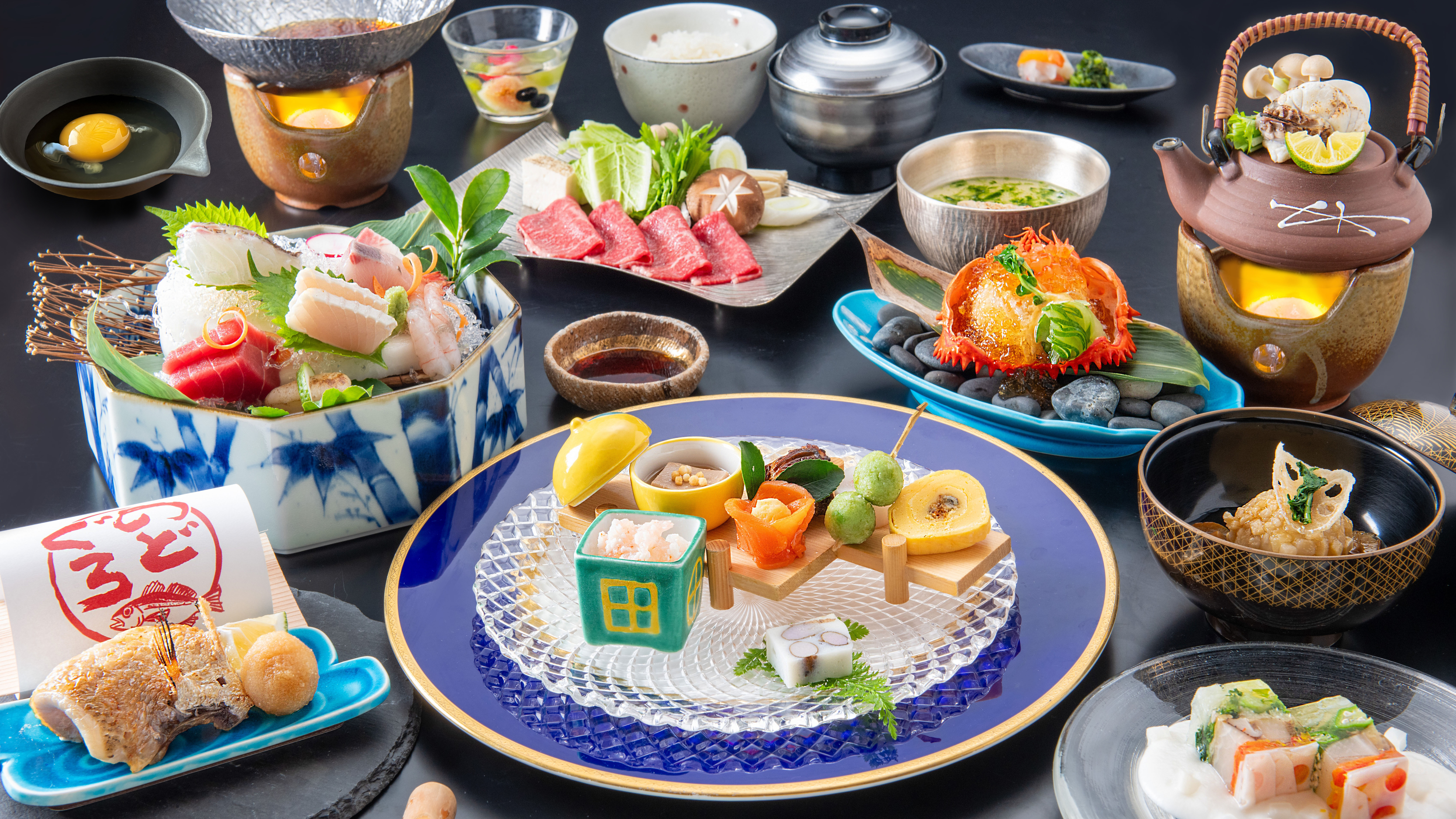 村上牛や日本海の恵みなど新潟食材を堪能する逸品会席（12月～2月)