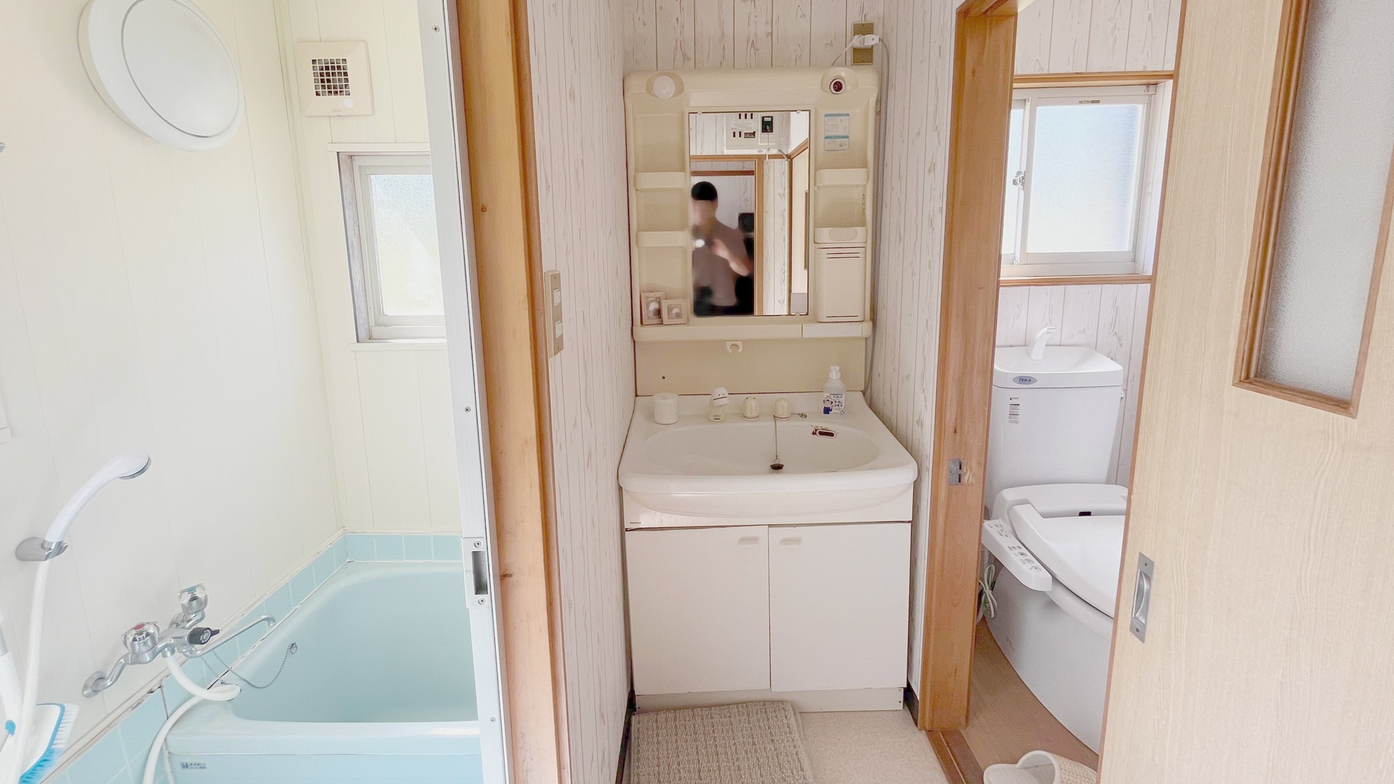 *客室一例／コンドミニアム専用バスルーム。トイレは洗浄機付きです！