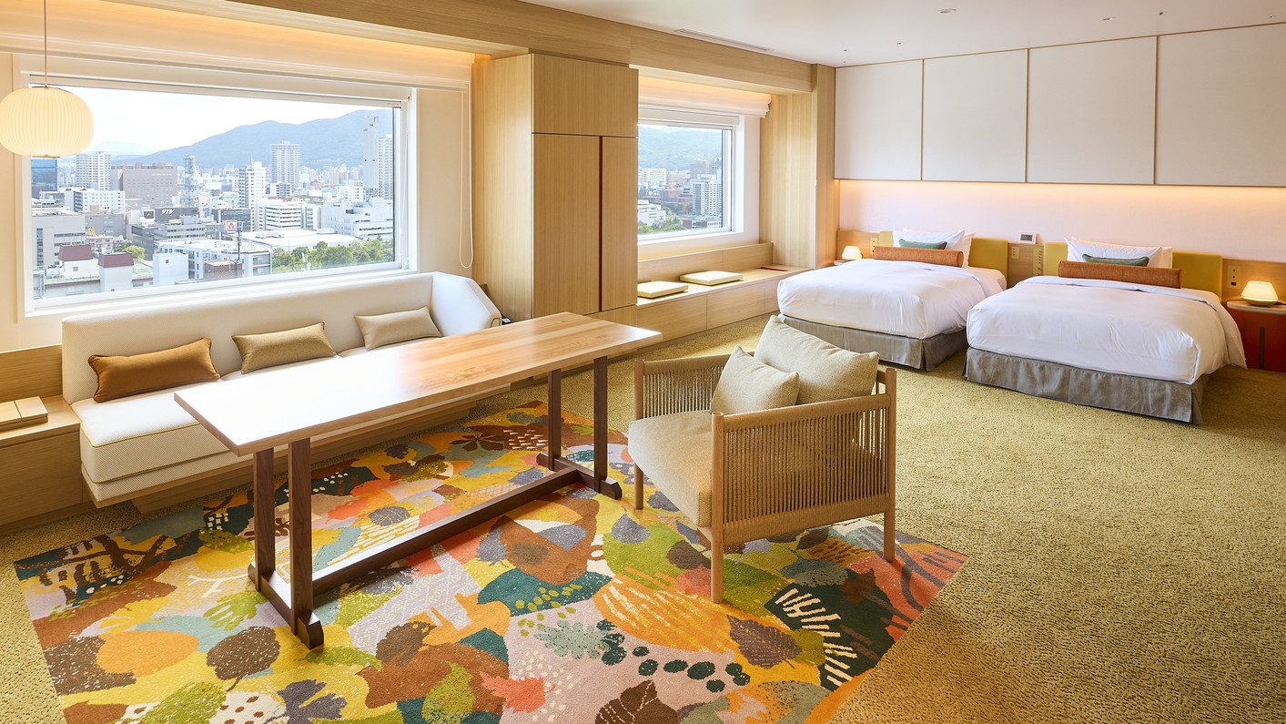  客室最上階【プラザフロア】プラザツイン（スイートスタイル）53.9平米　＝禁煙＝