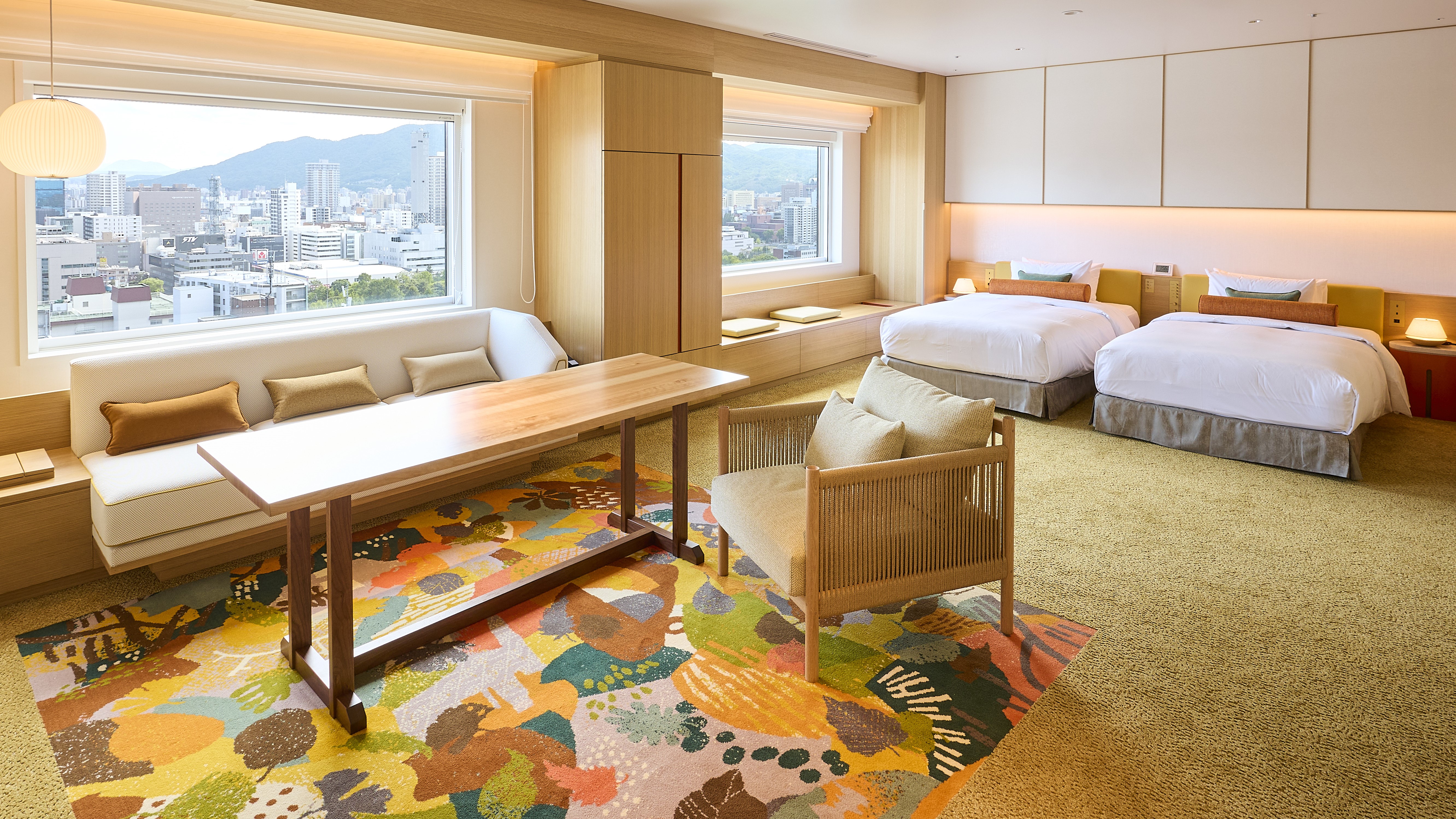  客室最上階【プラザフロア】プラザツイン（スイートスタイル）53.9平米　＝禁煙＝