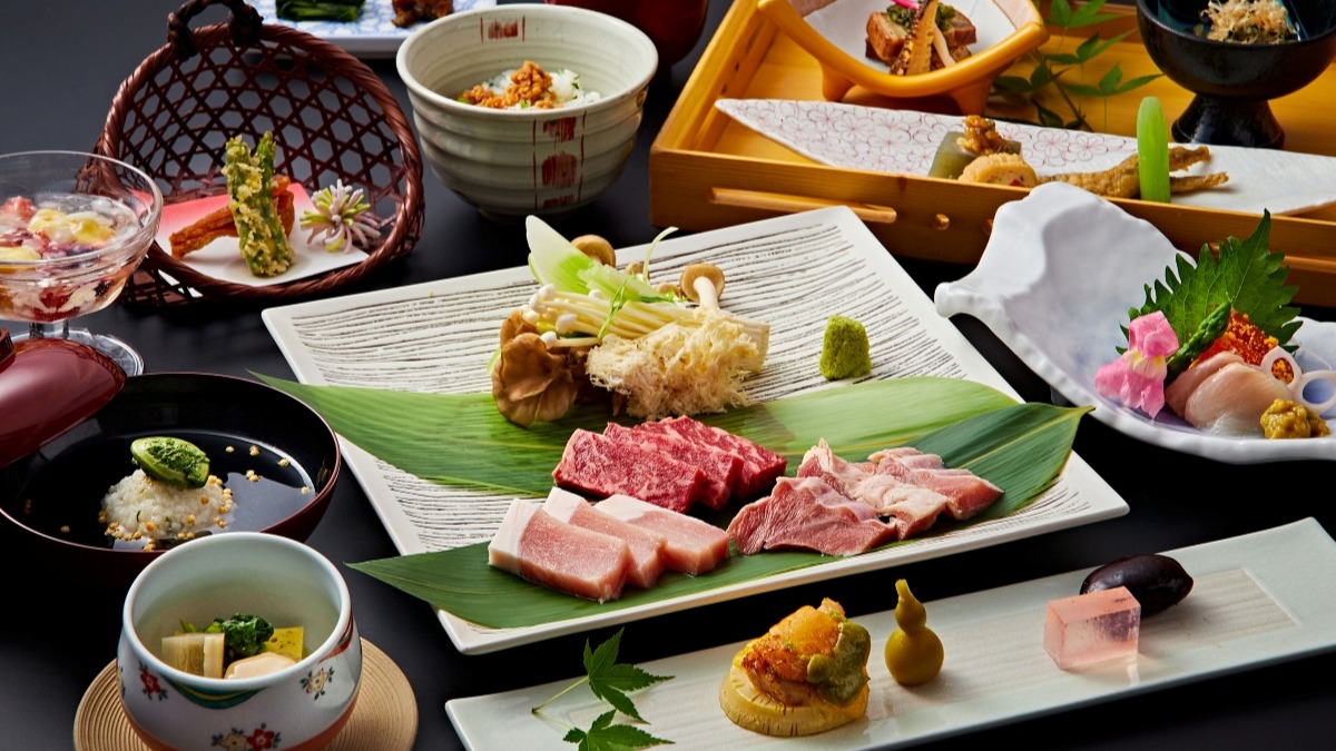 長野県産肉食べ比べ会席