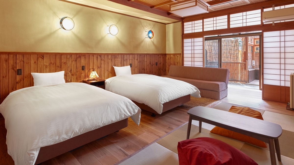 露天風呂付デラックスツインルーム