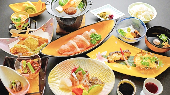 【乾杯生ビール1杯付／会場食】西京のスタンダード！花衣会席プラン