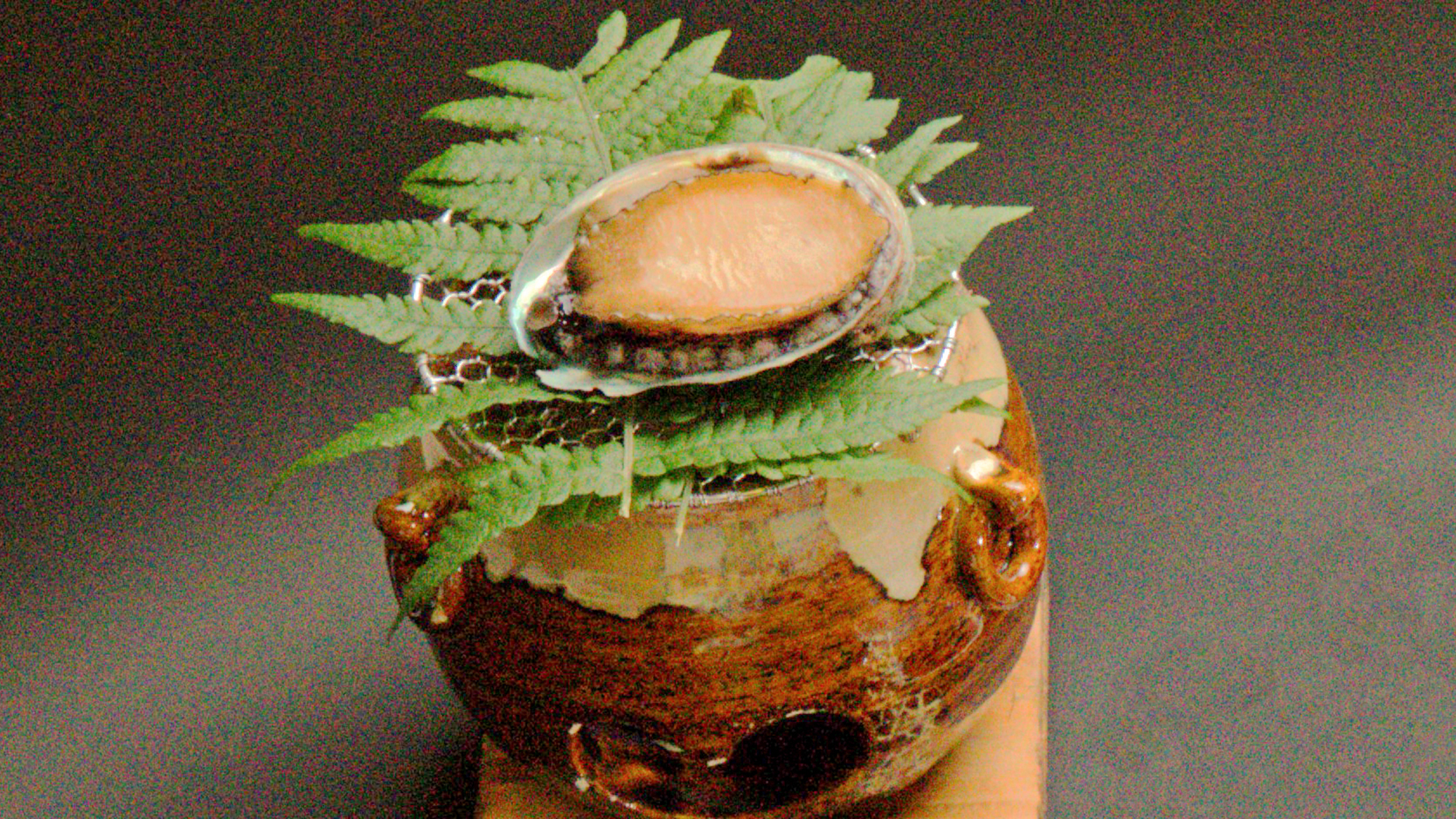 26_春夏_雅会席_鮑陶板焼（画像は一例です）