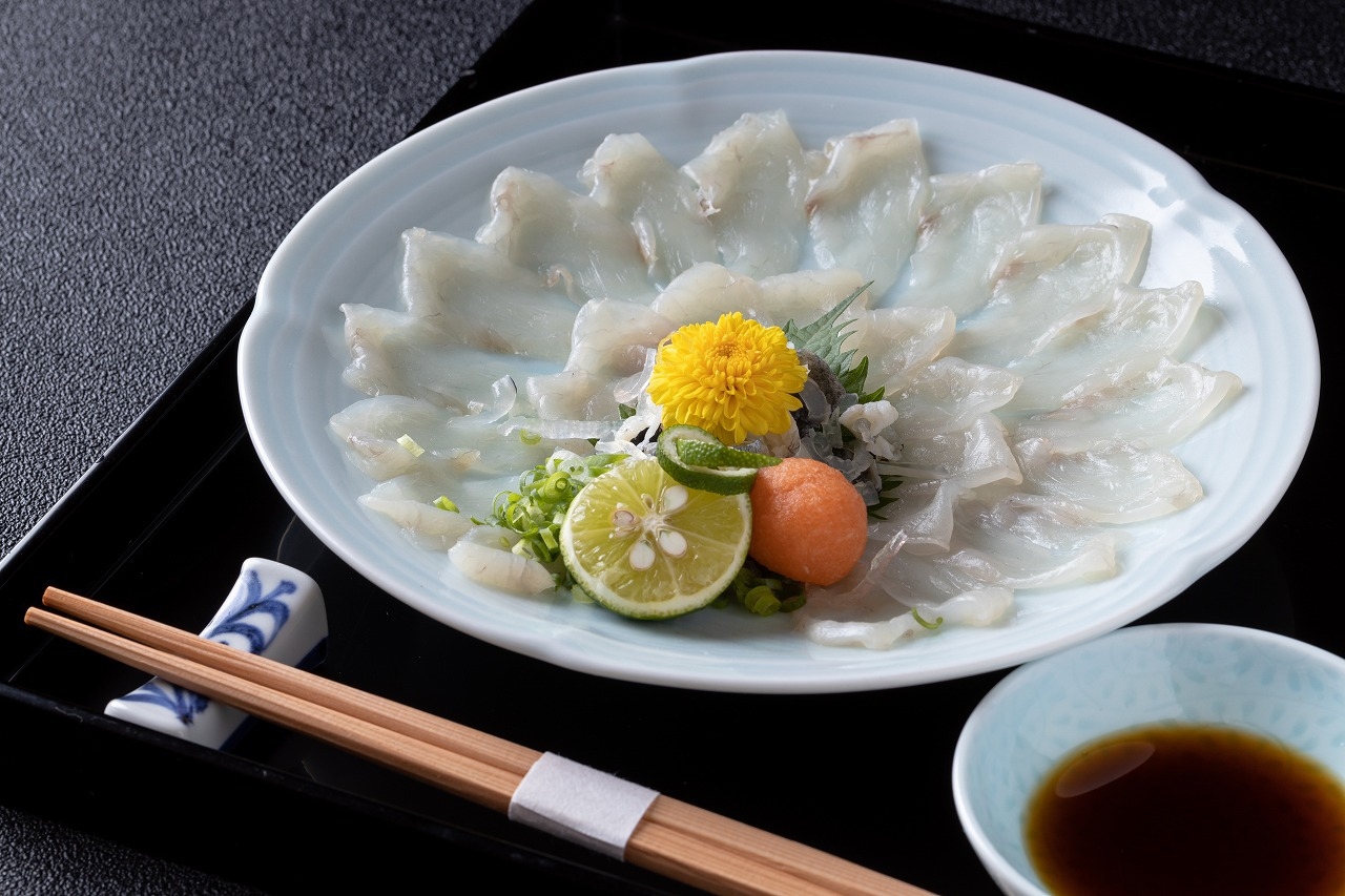 【楽天月末セール】【冬の味覚】愛媛県産トラフグのてっさ一品付で贅沢に味わう★海の幸尽くし『青海の膳』