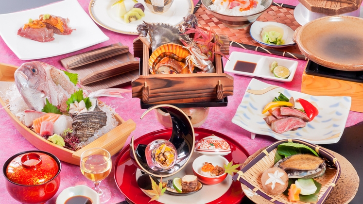【グレードNo1！】匠会席｜厳選食材を味わう料理長渾身の最上級美食会席〈2食付〉