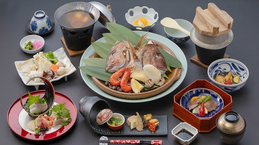【料理長おすすめ】汐彩の膳｜ボリューム抜群のしまなみの海の幸を楽しむ本格会席〈2食付〉