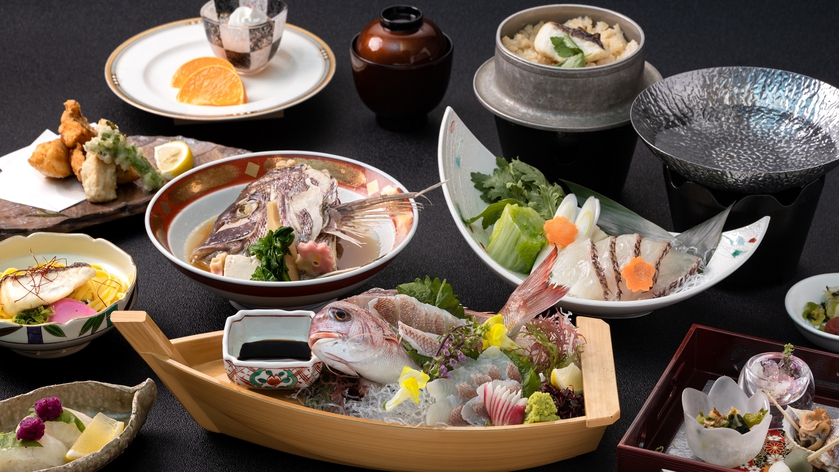 【春期限定×鯛づくし会席】愛媛県産の『鯛』を贅沢に用いたこだわりの会席を満喫★