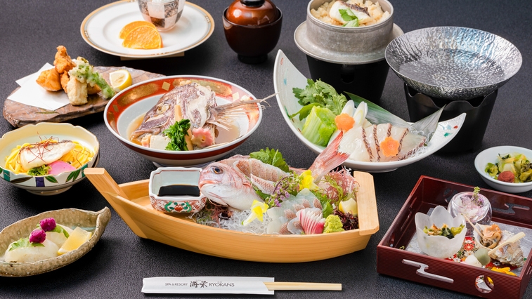 【春期限定】鯛づくし会席｜愛媛の鯛をを贅沢に味わう季節会席〈2食付〉