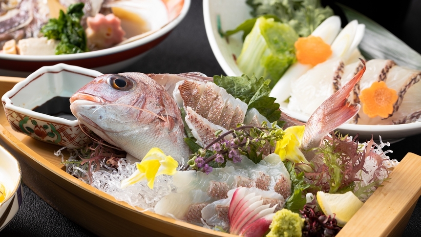 【春期限定×鯛づくし会席】愛媛県産の『鯛』を贅沢に用いたこだわりの会席を満喫★