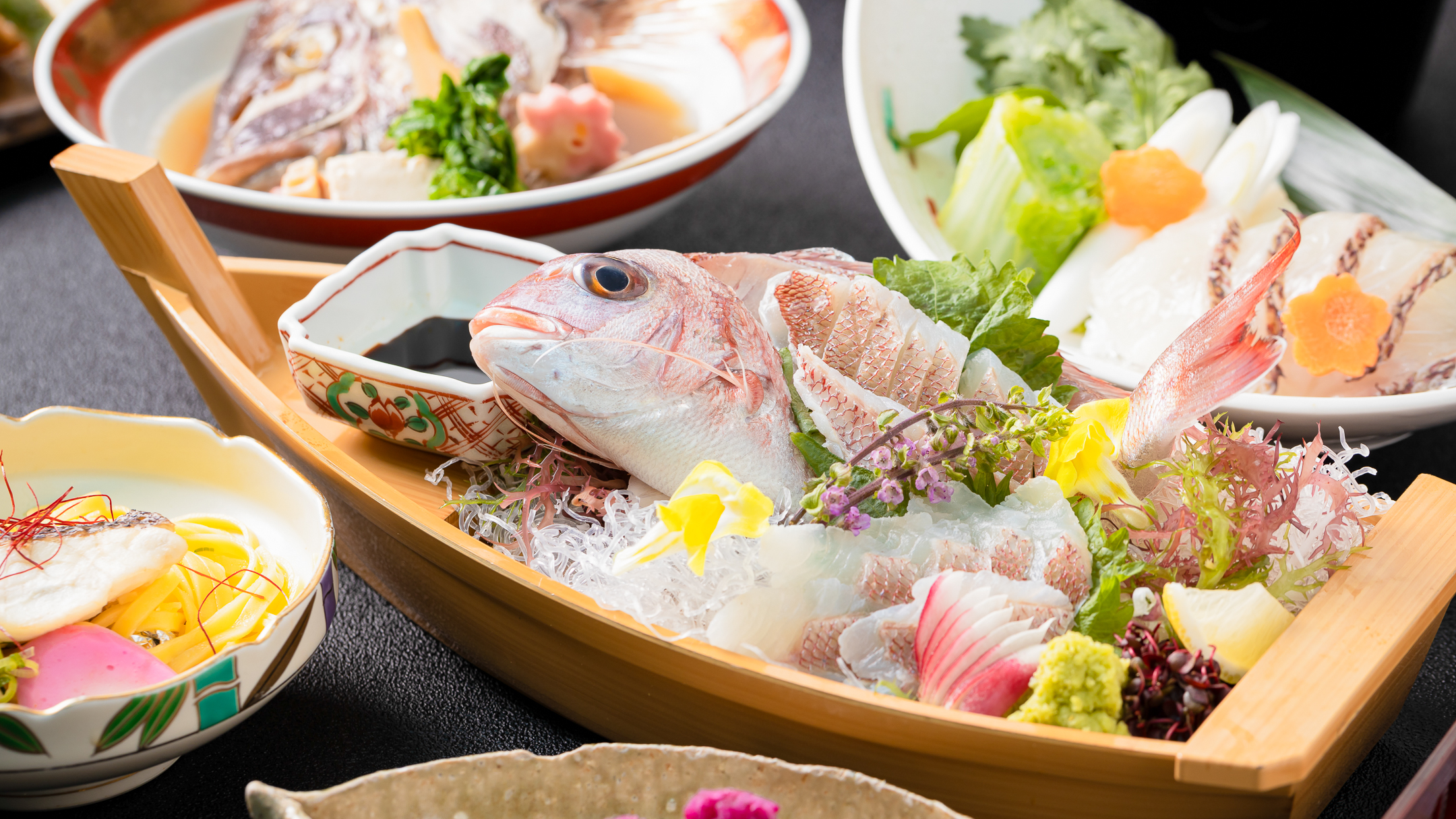 鯛づくし会席一例