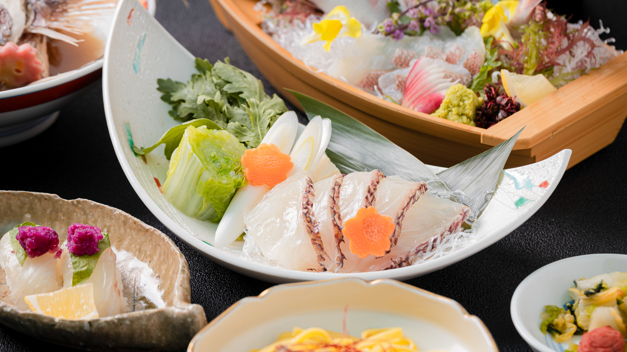 鯛づくし会席一例