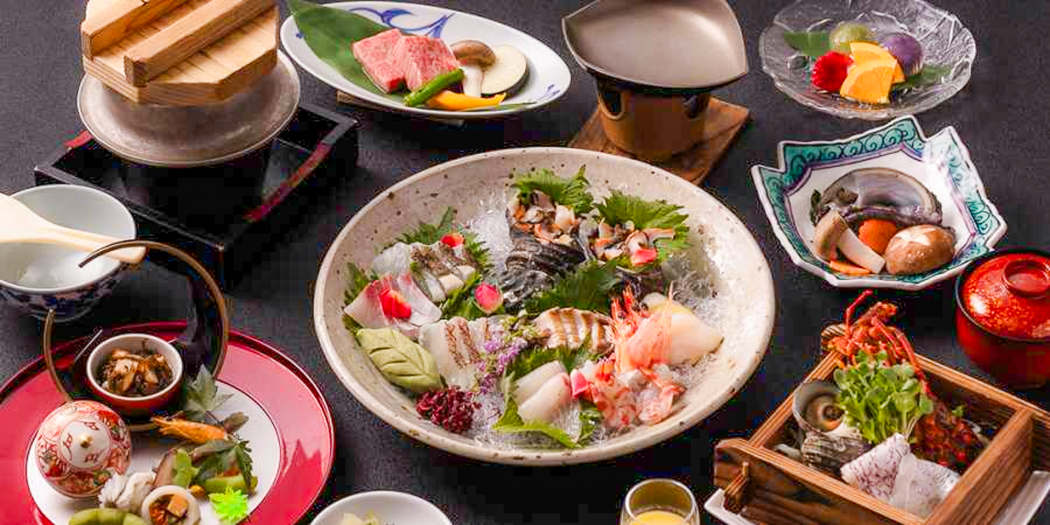 【匠会席】料理長が食材を厳選して作り上げました。ランクNo.1の美食会席です。