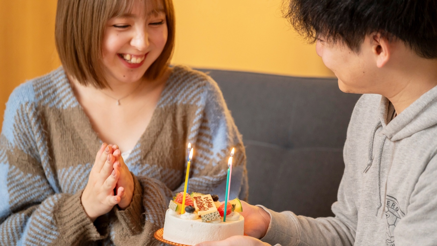 【アニバーサリーステイ】ケーキでお祝い♪温泉＆美食ディナー