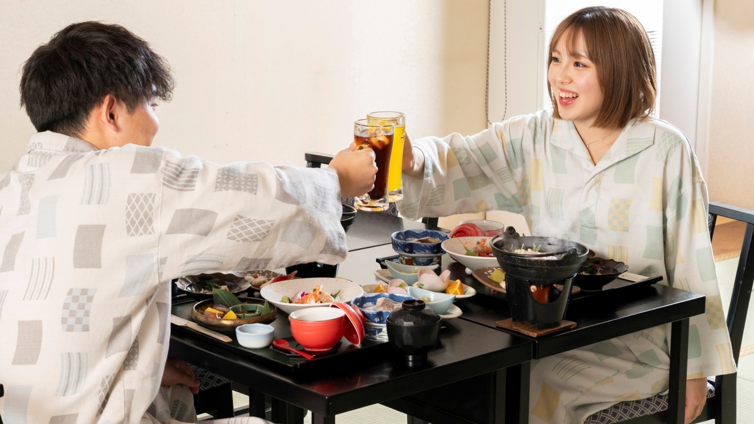 【1泊2食付＆ドリンク付】宿泊者限定ミニ会席「淡海御膳」