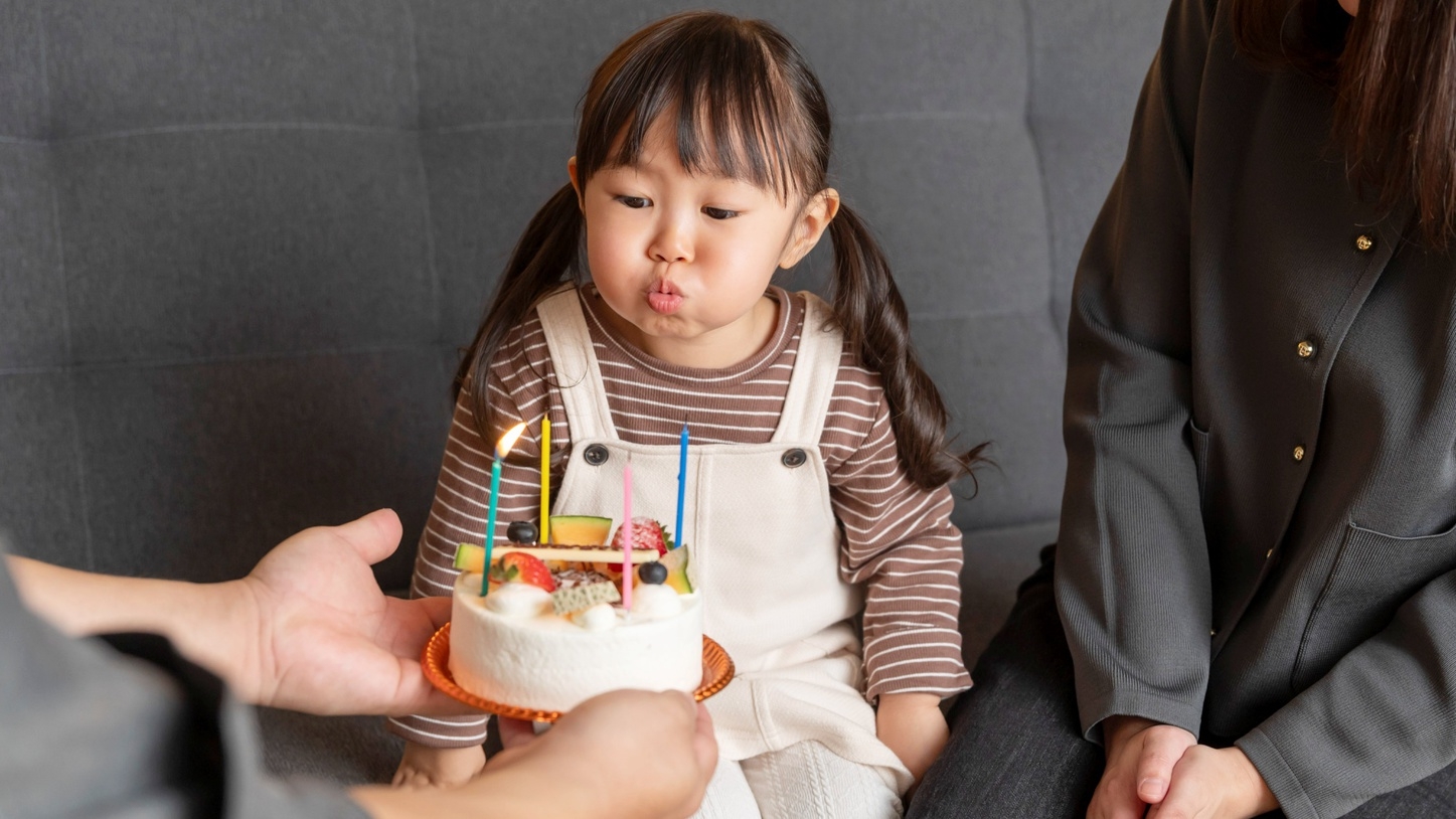 【誕生日や節目のお祝いに】季節会席（比叡コース）＆1ドリンク＋お祝いケーキ