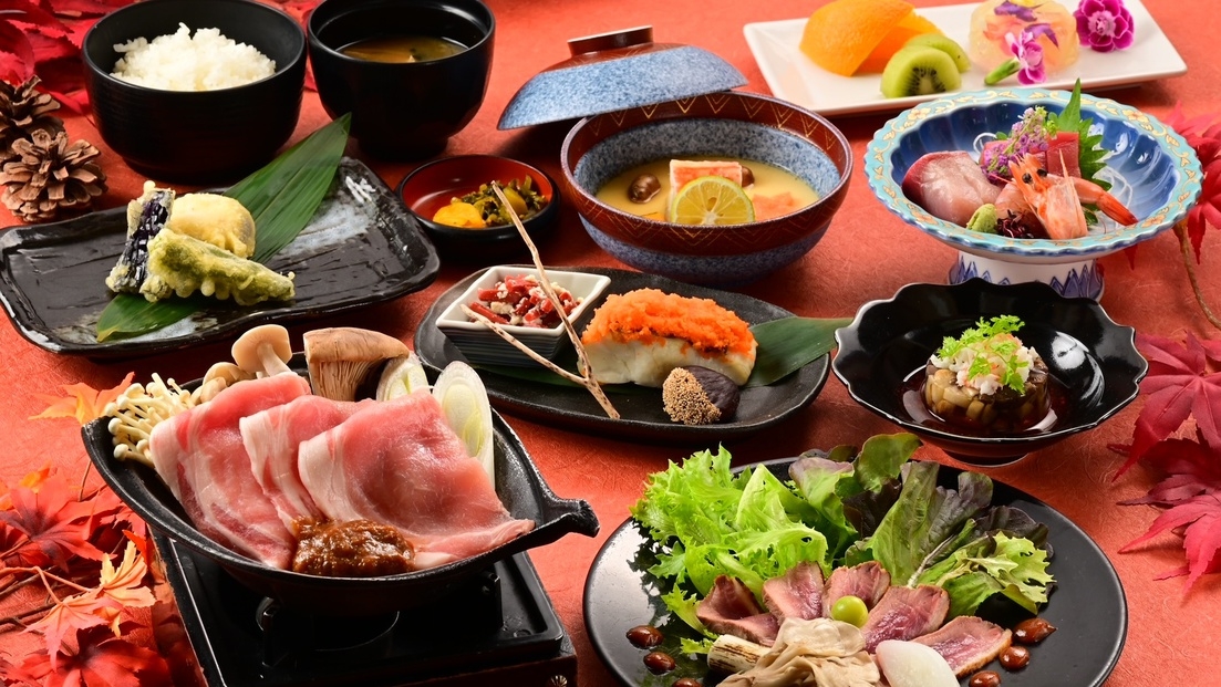 【1泊2食付＆ドリンク付】会席「比叡」コース