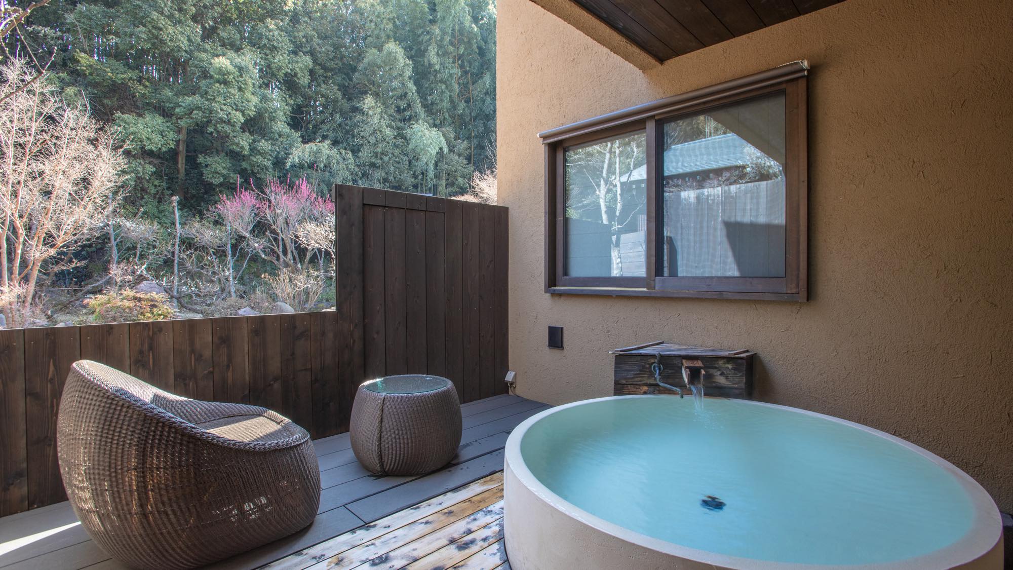 別邸 【露天風呂+ウッドデッキ】麻蘇芳　