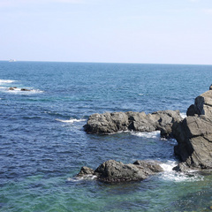 鎧崎灯台からの景色