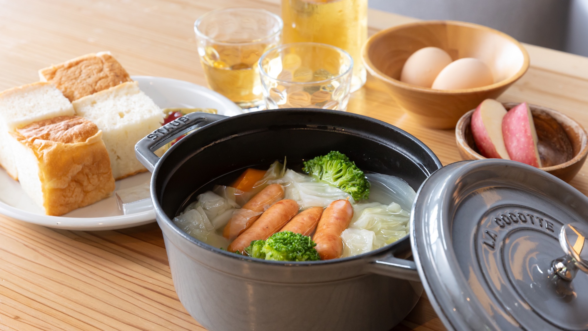 朝食付き【自家製ポトフをお部屋食で】〜夕食は食材を持ち込んでプライベートBBQ〜機材レンタルも可能